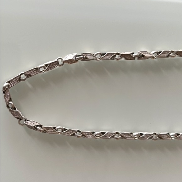 45 grams 
Solid Fine Italian Fat Link Sterling Silver Men's Chain Necklace - Picture 6 of 9